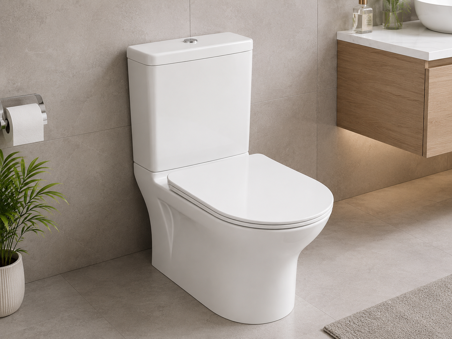 Serel Nita Oval Klozet Takımı