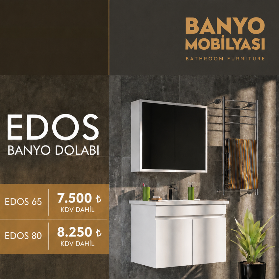 Edos banyo dolabı