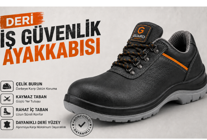 İŞ GÜVENLİK AYAKKABISI DERİ
