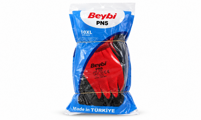 ELDİVEN BEYBİ PN5 SİYAH KIRMIZI ZEBRA