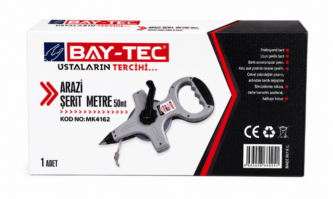 METRE ŞERİT ARAZİ 50 MT