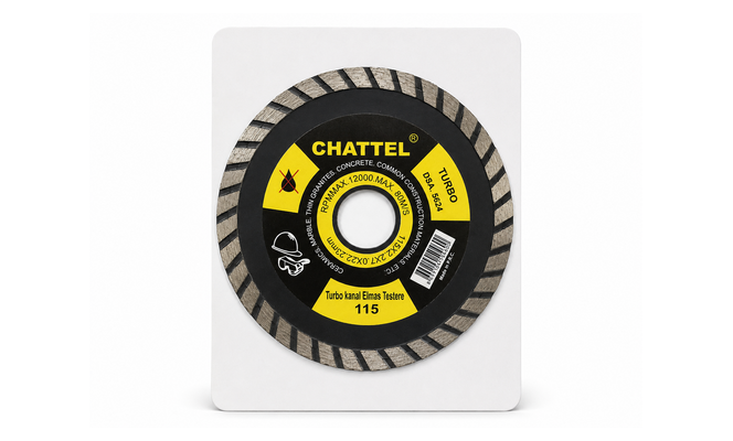TURBO KANALLI ELMAS TESTERE 115 MM CHATTEL