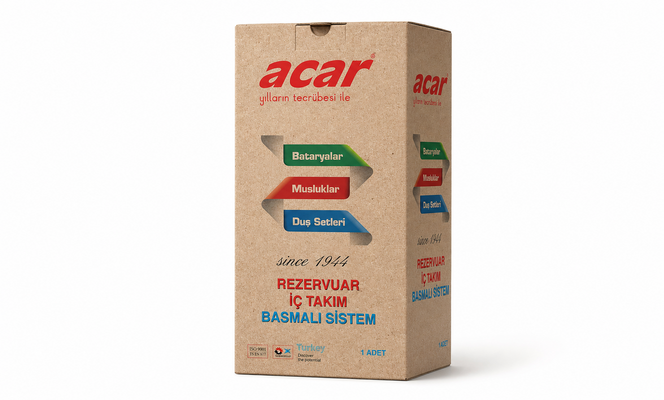 REZERVUAR BASMALI İÇ TAKIMI ACAR